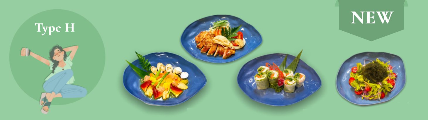 NEW HEALTHY DISHES FOR TYPE H
