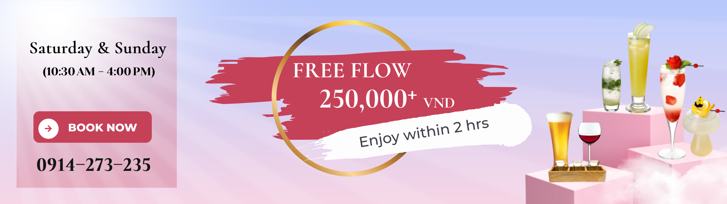 Exclusive Offer for weekend – FREE FLOW!