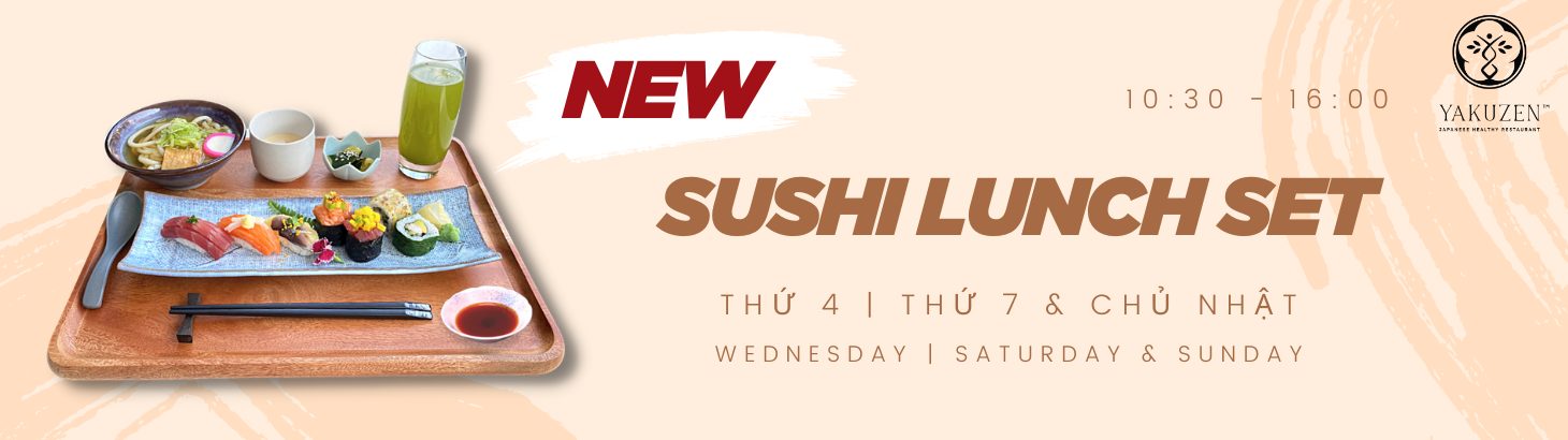 Announcement: New Sushi Lunch Set Update