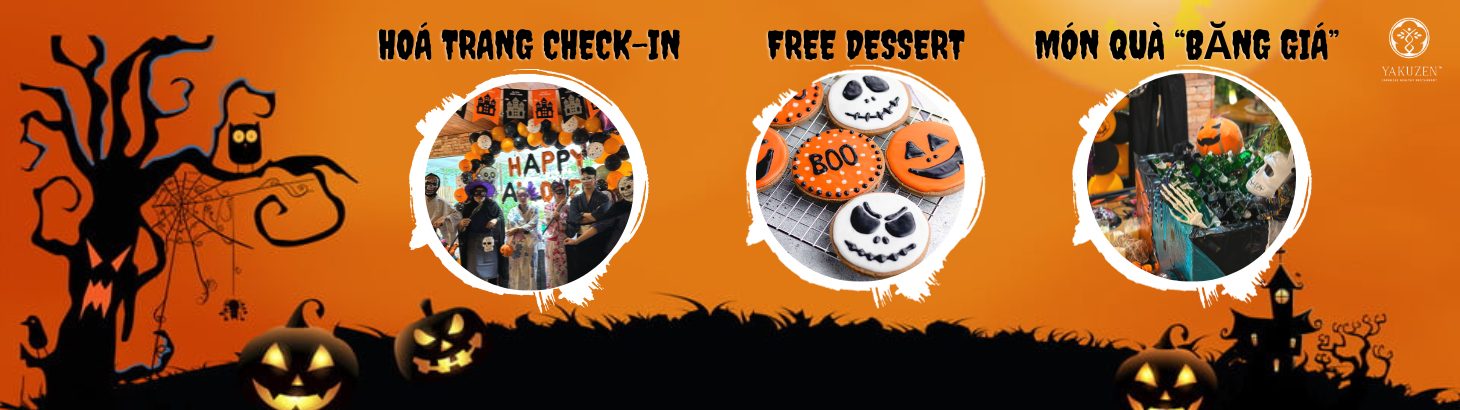 Check-in Halloween with super attractive offers only at YAKUZEN