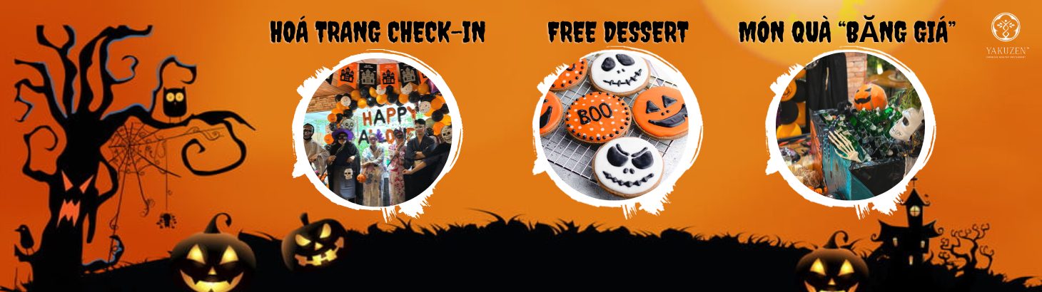 Chỉ có tại YAKUZEN: Check-in Halloween cùng ưu đãi hấp dẫn có 1-0-2