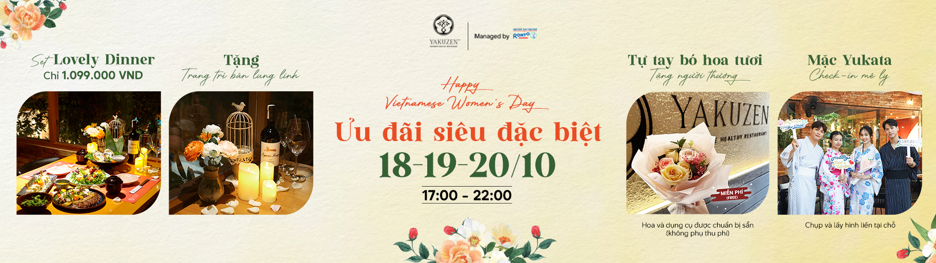 Happy Vietnamese Women's Day: Sweet promotions from Yakuzen 