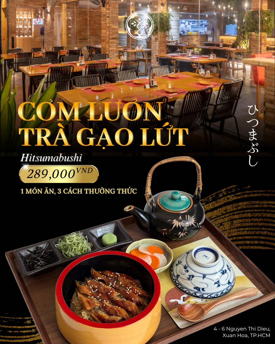 ๐ธ BROWN RICE TEA GRILLED EEL RICE โ HITSUMABUSHI ๐ธ