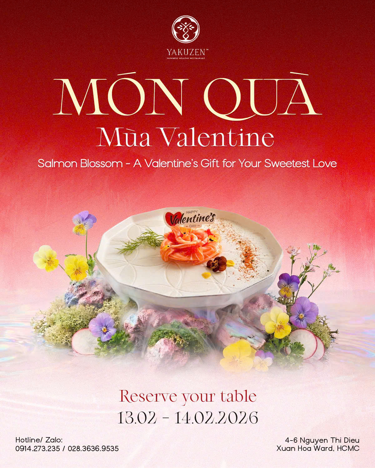 🌸 SALMON BLOSSOM – A SWEET VALENTINE’S GIFT FROM YAKUZEN 🌸